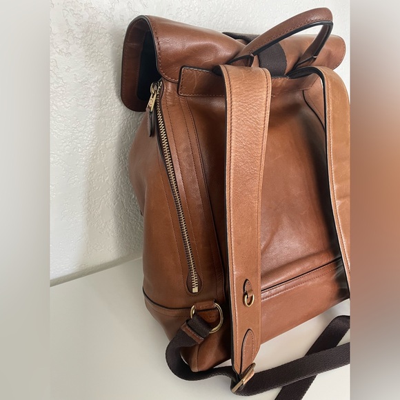 Coach Bleecker Backpack - Brown Leather - Picture 6 of 8